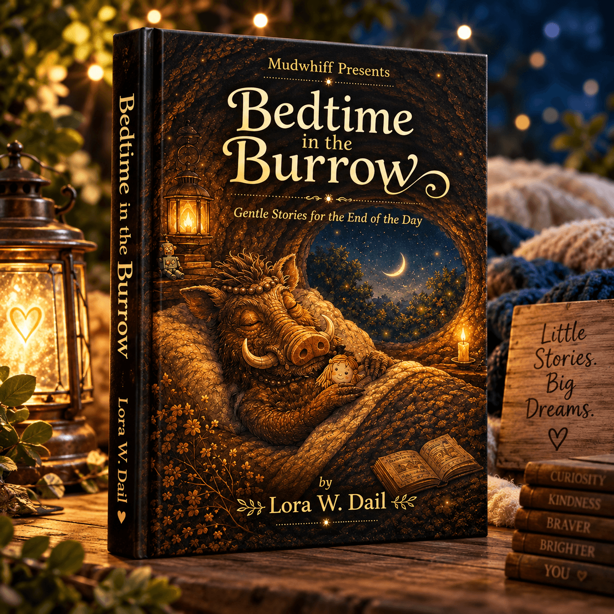 Mudwhiff_Bedtime in the Burrow_cover art